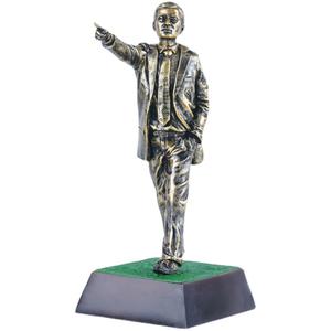 Statuette de coach de football en résine de style bronze vintage de qualité supérieure pour les fans de football, collection, souvenir, cadeau, décoration pour la maison, le bar ou le <span class=keywords><strong>club</strong></span> - Product Image 1