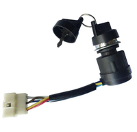 Nuevo Interruptor de Encendido de 5 Cables con Llave para Generador Refrigerado por Aire 178F/186F, Motor Diésel, Cultivadora