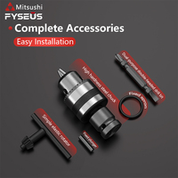 Fyseus Mandril de Conversión de 1.5-10mm 3/8 24UNF para Convertir una Llave de Mandril en un Mandril de Taladro Eléctrico