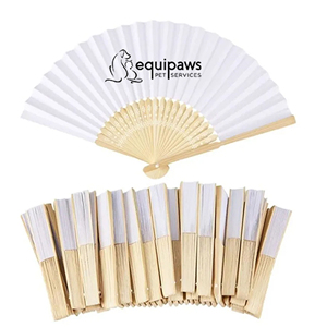 Wholesale Chinese Custom Bamboo Printed Fabric Bamboo Fan Folding Paper Fan Hand Fan for Favors Gift - Product Image 5