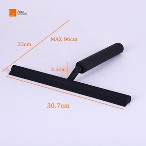 Vendita calda grigio nero bianco OEM retrattile Silicone doccia tergipavimento all'ingrosso <span class=keywords><strong>tergicristalli</strong></span> <span class=keywords><strong>lavavetri</strong></span> lama d'acqua manico lungo - Product Image 5
