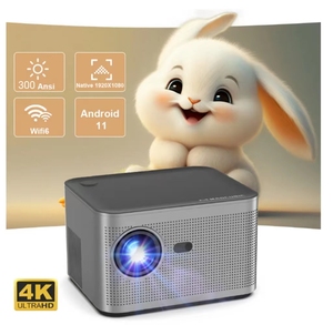 Akıllı Android 11 projektör Proyector Dural Band WIFI 6 BT 5.0 düşük gürültü projeksiyon için büyük bir ekran ev sineması - Product Image 1