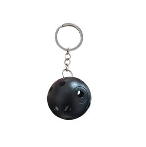 Biểu tượng tùy chỉnh padel vợt keyrings kim loại móc chìa khóa men cá nhân pickleball <span class=keywords><strong>Keychain</strong></span> - Product Image 2