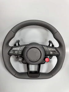 Volante Deportivo de Fibra de Carbono Real con Cuero y LED para Golf 8 GTI 2020, Compatible con Golf MK8 GTI R GTE <span class=keywords><strong>GTD</strong></span> Jetta Passat CC - Product Image 5