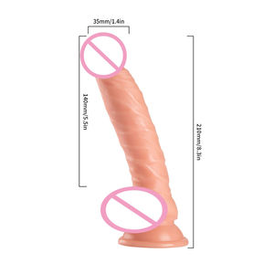 Hot Sale Großhandel PVC <span class=keywords><strong>Real</strong></span> Touch Gefühl realistische Dildos, Penis für Frau Masturbation Sexspielzeug - Product Image 2