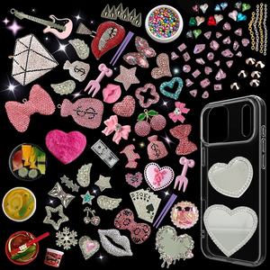 Gratis verzending Gemengde telefoonbedels voor ongebruikte hoesjes Designerbedels voor ongebruikte telefoonhoesjes DIY decoratieve accessoires 26 - Product Image 6