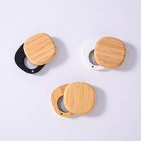 Estuche de Maquillaje Cuadrado Biodegradable de Última Generación, Paleta de Sombras de Ojos Magnética, Contenedor Compacto Magnético Vacío para Polvos