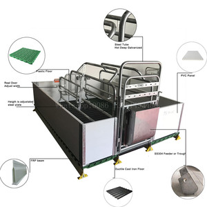 Lợn trang trại động vật lồng lợn lồng thiết bị chăn nuôi quầy hàng của Hot mạ kẽm gieo <span class=keywords><strong>farrowing</strong></span> <span class=keywords><strong>Crate</strong></span> - Product Image 5