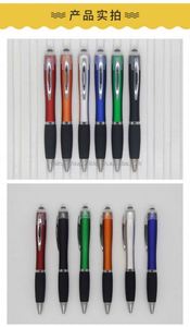 OEM LED Light Sports Gift Soft Touch Screen <b>Pen</b> Custom Logo Multi-Functional Novelty for Promotion Ballpoint <b>Pen</b> Multi-Colored - Product Image 2