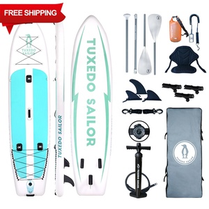 Envío gratuito Stand up paddle surf pez inflable de tablas de sup inflable de pesca stand-up paddle board - Product Image 1