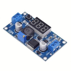 พร้อมจอแสดงผลโวลต์มิเตอร์ LM2596S โมดูลจ่ายไฟ 2596 DC-DC โมดูลจ่ายไฟแบบปรับได้ - Product Image 6