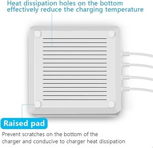 מטען סוללות מרובה עבור מיני 3 פרו מיני 4 פרו, רכזת טעינה מהירה 5 ב-1 תואמת ל-4 יציאות סוללות - Product Image 6