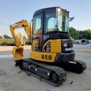 Miniexcavadora PC55MR-2 de 5.5 toneladas Komatsu PC55, excavadora compacta sobre orugas con cuchilla - Product Image 5