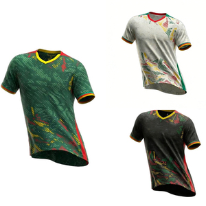 Maillot de <span class=keywords><strong>football</strong></span> du <span class=keywords><strong>Cameroun</strong></span> Les Lions Indomptables, vente en gros d'usine - Product Image 1