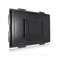 Nuevo Monitor LCD Industrial de 15.6 Pulgadas con Pantalla Táctil Capacitiva IPS de Alto Brillo, Marco Abierto, 1920x1080, USB/DVI/RS232, Metálico, DC