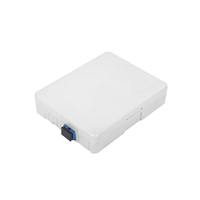 Caja de Terminación de Fibra Óptica TTI Mini para Montaje en Pared, Interior, FTB, 1 Núcleo, FTTH, Certificación ISO9001, Diámetro de Cable de 3.0 mm, 1 Puerto