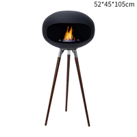 Cheminée de table en métal sur mesure, foyer bioéthanol sans fumée, flamme réelle, brûleur à alcool portable, fabricant en gros