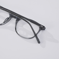 Montures de lunettes carrées pleines montures en gros, design de luxe, en acétate, unisexe, légères, durables, anti-lumière bleue, toutes tailles