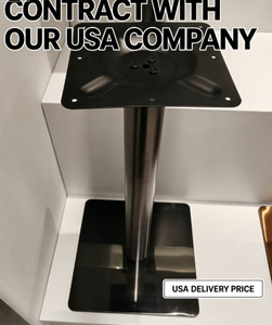 Bases de Acero Comerciales para Mesas |   Muebles Personalizados para Restaurantes y Hostelería ENTREGA EN EE. UU. - Product Image 5