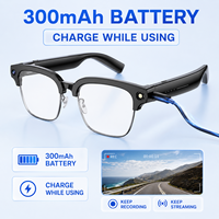 Lunettes Intelligentes IA W610 avec Caméra HD 800W, Anti-tremblement, Traduction WIFI, Assistant Vocal, Casque Portable, Étanche IPX-5, Tactile