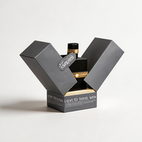 Caja de Perfume Rígida de Doble Puerta de Lujo Personalizada, Empaque de Papel Creativo para Marcas de Fragancias y Belleza