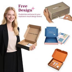 Longue boîte d'expédition gratuite Boîte <span class=keywords><strong>de</strong></span> pulpe <span class=keywords><strong>de</strong></span> papier enduit d'arbre <span class=keywords><strong>de</strong></span> Noël rouge pour Noël Carton ondulé Carton recyclé Boîte cadeau rigide - Product Image 2