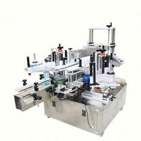 Machine d'étiquetage automatique de bouteilles carrées, machine d'étiquetage de table pour bouteilles, flacons et boîtes de conserve