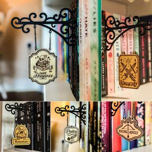 Decorazione Murale in Metallo a Forma di Libro in Stile Europeo per Separatore di Libri e Arredo Casa - Product Image 5