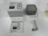 Draagbare witte-ruis slaapmachine met wekker 3-in-1 witte-ruis machine Bluetooth speaker 32 geluiden BT speaker