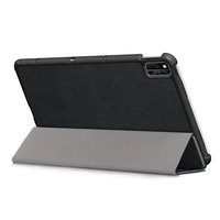 Support magnétique mince à trois volets étui en cuir PU coque de couverture intelligente pour Huawei MatePad 10.4/Honor Pad V6 10.4/coque étui pour tablette