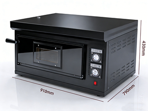 Four à pâtisserie électrique commercial professionnel en ardoise cordiérite 220V 4.2KW multifonction à porte battante grande capacité - Product Image 2