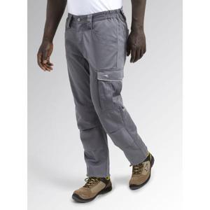 DIADORA UTILITY-702,177663-75070/S Pantalón en poliéster elástico, algodón y elastano sarga acero gris PANTALÓN DE TRABAJO - Product Image 2