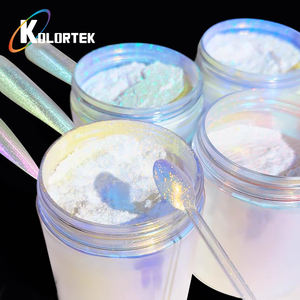 Kolortek Sparkle Pearls Diamanten <span class=keywords><strong>Iridescent</strong></span> Wit Mica Diamantpoeder Kameleon Pigment - Product Image 1