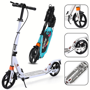 Patinete Eléctrico Urbano Plegable con Freno de Mano y Motor sin Escobillas para Desplazamientos Urbanos, Unisex, para Adultos y Niños - Product Image 1