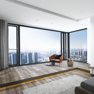 Ventanas Abatibles de Aluminio con Aislamiento Acústico, Diseño Simple, Apertura Vertical, Persianas Plegables, Cortinas para Baño, <span class=keywords><strong>Triple</strong></span> - Product Image 2