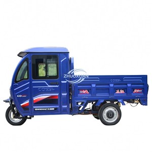 Electric Tipper Tricycle Lead Acid Battery LCD Display for Commercial Farm <b>Cargo</b> Transport - Product Image 1