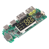 LED double USB 5V 2.4A Micro/type-c USB Mobile Power Bank 18650 Module de charge batterie au Lithium chargeur carte Protection de Circuit