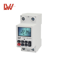 LW Timer pintar 220V 40A/63A, dengan prosesor mikro 8 bit | Operasi mudah | Kontrol waktu cerdas