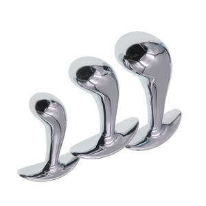 Masseur de prostate en acier inoxydable Bouchon de cul en métal Jouet anal pour hommes femmes - Product Image 3