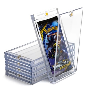 Support d'affichage de carte magnétique Ultra Clear PRO One Touch BOOSTER PACK Standard 100% Protection UV - Product Image 6