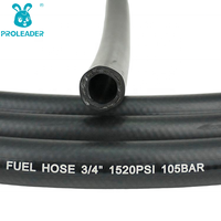 Tuyau flexible en caoutchouc résistant au diesel, au gaz, au mazout, au gazole, à l'air, à l'eau, à l'essence, avec armature en fil d'acier tressé pour pompe à carburant