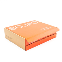 Caja de Regalo de Papel Kraft Plegable con Logotipo Impreso Personalizado de Alta Calidad para Envíos de Comercio Electrónico