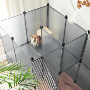 Recinto Pieghevole Premium in Acrilico Ecologico per Animali Domestici, Box per Cani e Cuccioli da Interno, Recinzione per Animali Domestici - Product Image 5