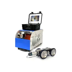 2/4MP車輪付き下水道検査ロボットカメラパイプ検査クローラーロボットシステム