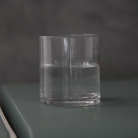 Verre à cocktail Old Fashioned rond en verre 201-300ml, design minimaliste transparent pour les soirées cocktails