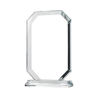 Trophée en cristal K9 personnalisé avec gravure de logo et impression UV pour les récompenses d'entreprise, sportives ou honorifiques