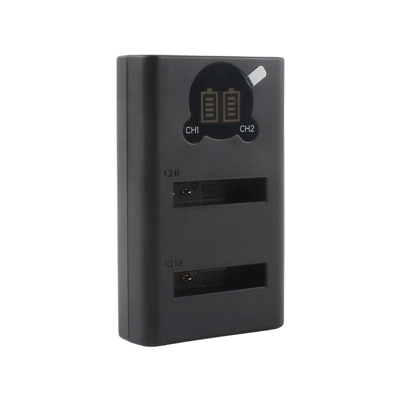 Noir : 1*Chargeur double emplacement