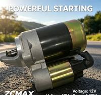 Motor de Arranque Duradero de 12V 1.2KW con Engranaje de Accionamiento de 9T Compatible con Generador de Motor Diésel Monocilíndrico, Rotocultivador y Hormigonera