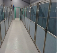 Nouvelle Grande Cage pour Chien de Luxe en Acier Inoxydable Solide et Respirant, Confortable pour l'Intérieur ou l'Extérieur
