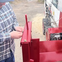 Fendeuse de bûches hydraulique horizontale YHT 30T pour tracteur et chargeuse compacte, pour usage forestier